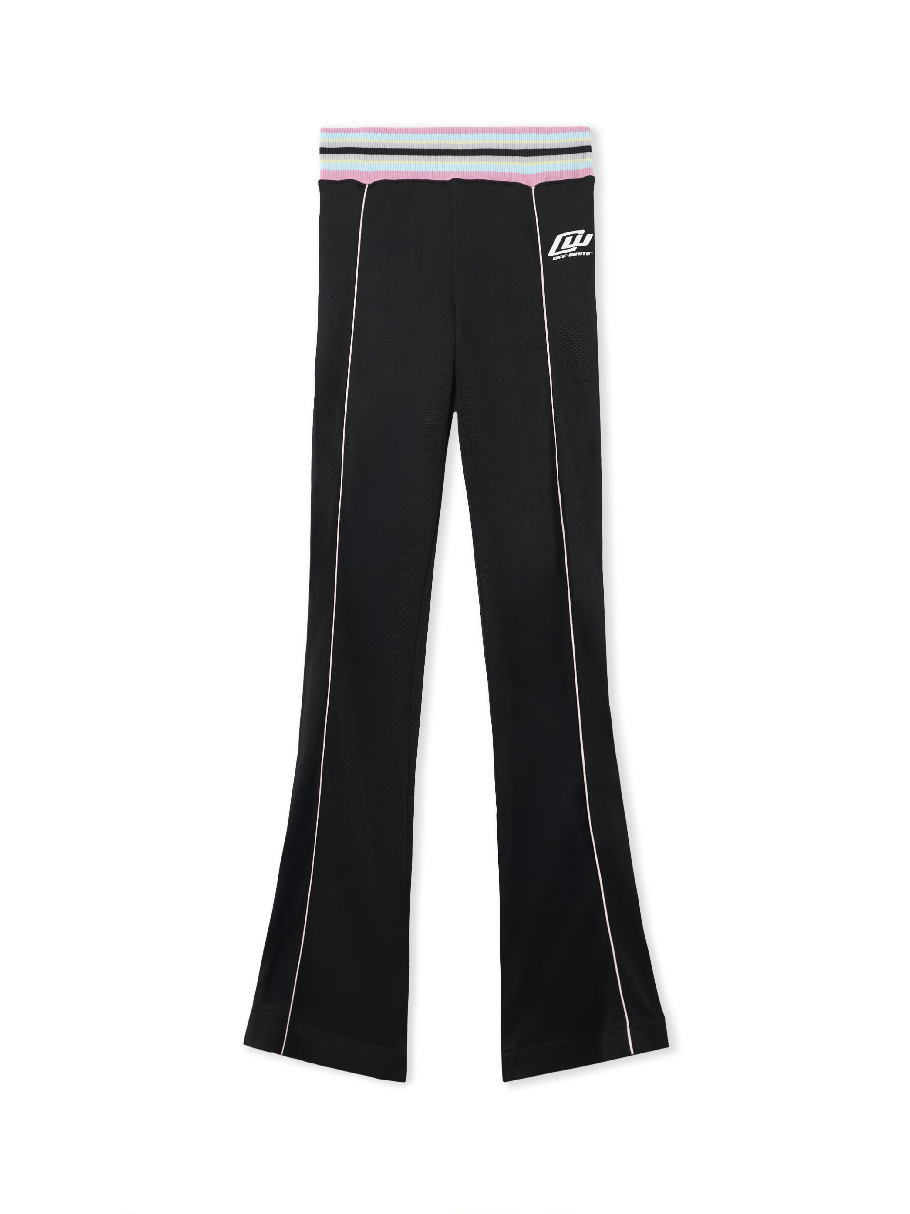 OFF WHITE Fluid Track Slim Pants Black-White 2CJ00AS26JER001