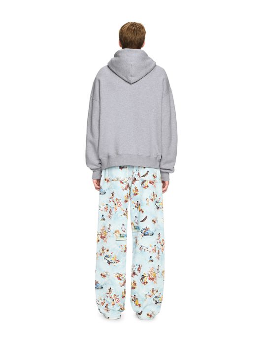 OFF WHITE Gray Fresco Hoodie GREY OMBB085S25FLE003