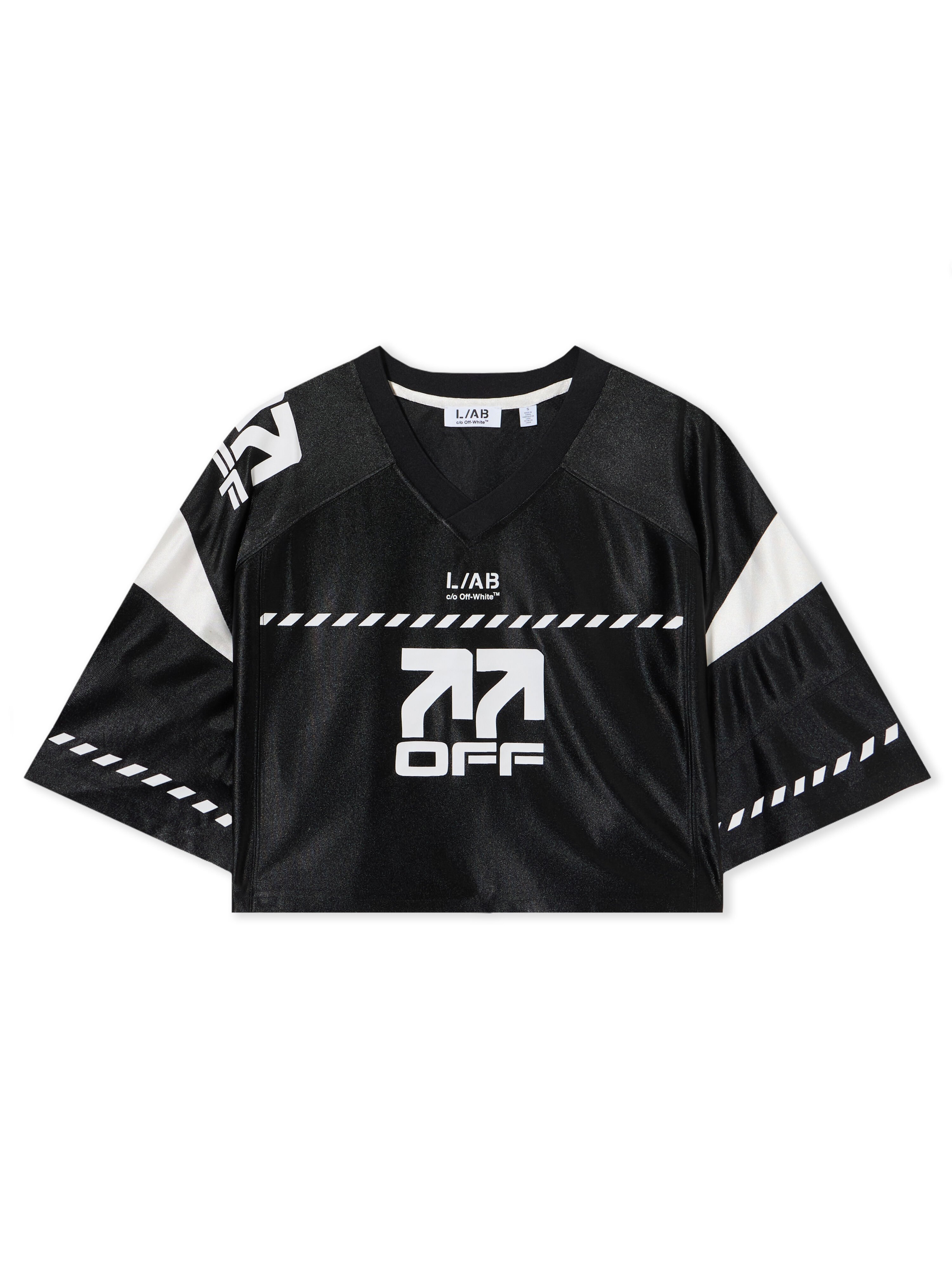 LAB L/AB Crop Jersey Top Black Night LABF2639A00045T
