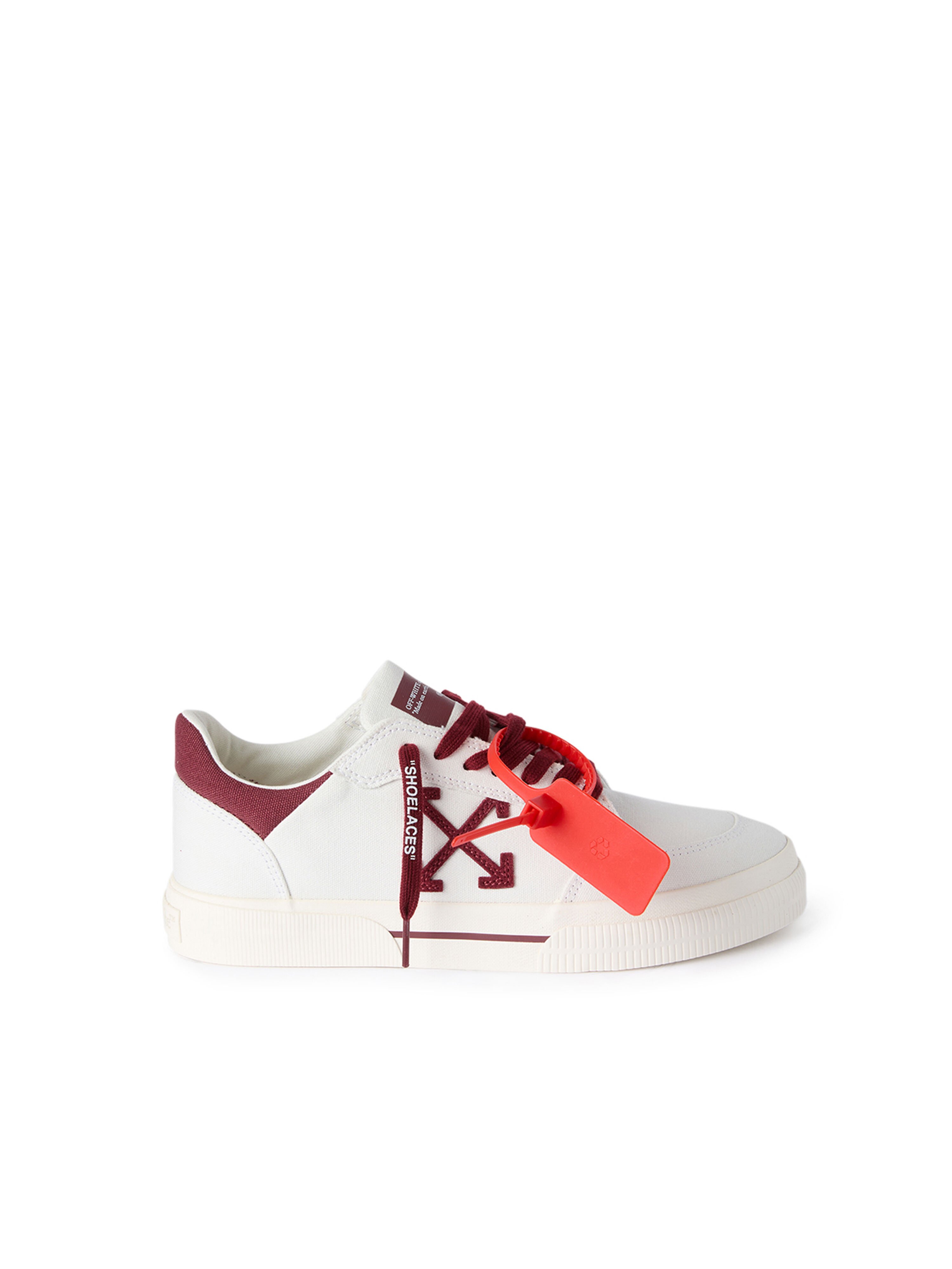 Vulcanized Low Sneakers OFF WHITE Vulcanized Low Sneakers WHITE/BURGNDY OF05776601