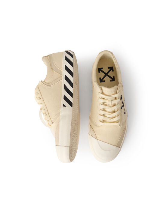 OFF WHITE Vulcanized Undercut Sneakers BEIGE OMIA2A2F25FAB003