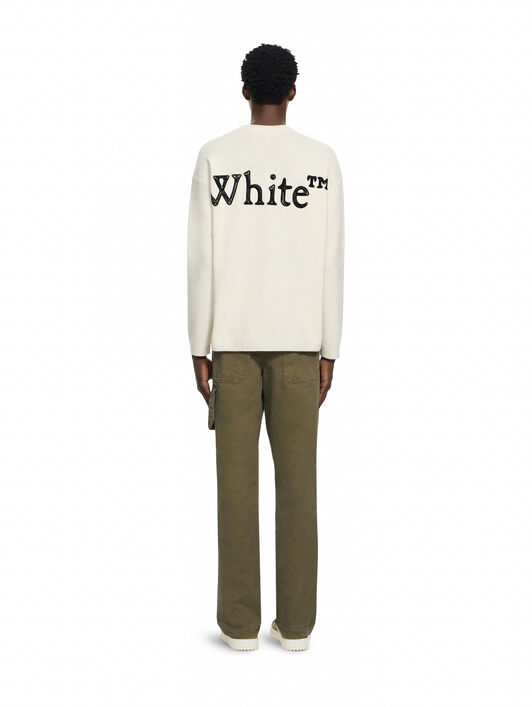 Bookish Shared Knit Crewneck OFF WHITE Bookish Shared Knit Crewneck CREAM 44MHE20QF26K001