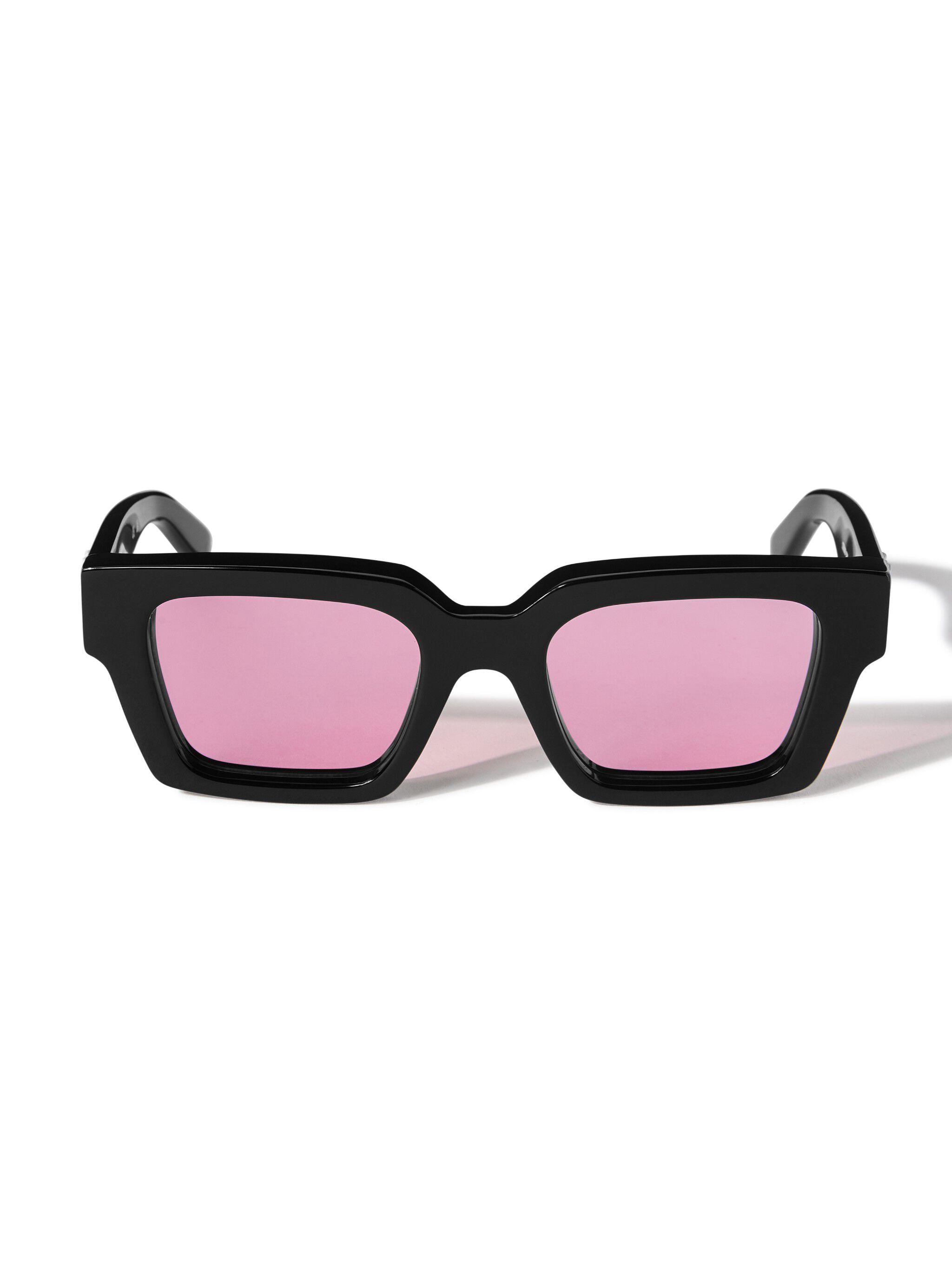OFF WHITE Black/Pink Virgil Sunglasses BLACK OERI008C99PLA004