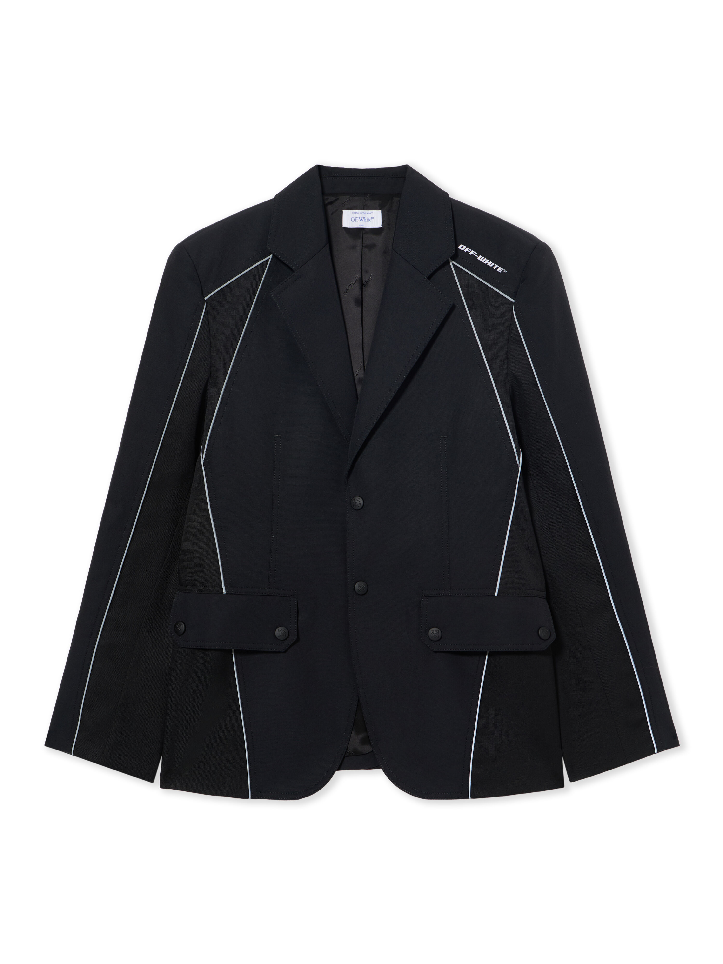 OFF WHITE Cordura Sporty Slim Jacket BLACK 44XEN09QS26F001