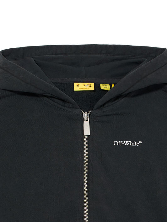 Arrow Monogram Zip-Up Hoodie OFF WHITE Arrow Monogram Zip-Up Hoodie BLACK 44BBE001F26F004