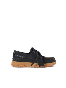 OFF WHITE Snoooafer Sneakers BLACK - BEIGE OMIY001F25LEA001