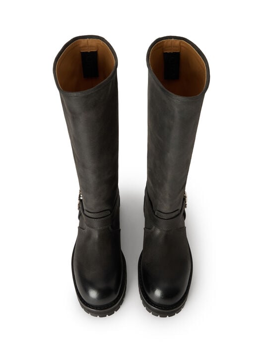Off Track High Boots OFF WHITE Off Track High Boots Black OWIE04MF25LEA002