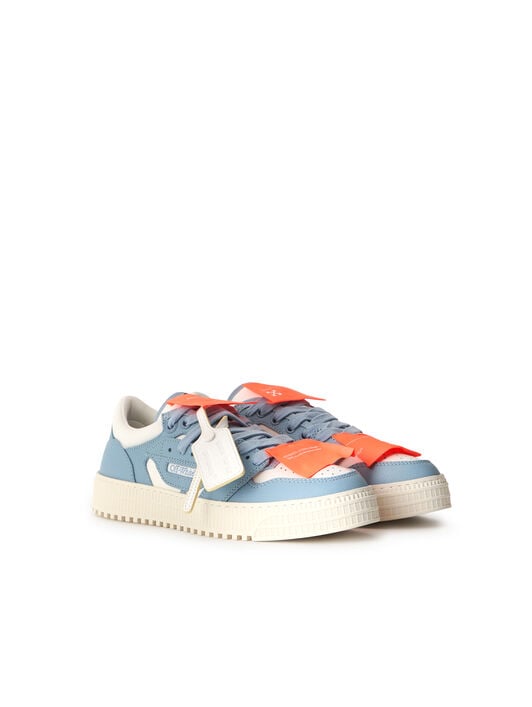 OFF WHITE Low Top 3.0 Off Court Sneakers WHITE - VINTAGE BLUE OWIA28ES26LEA001