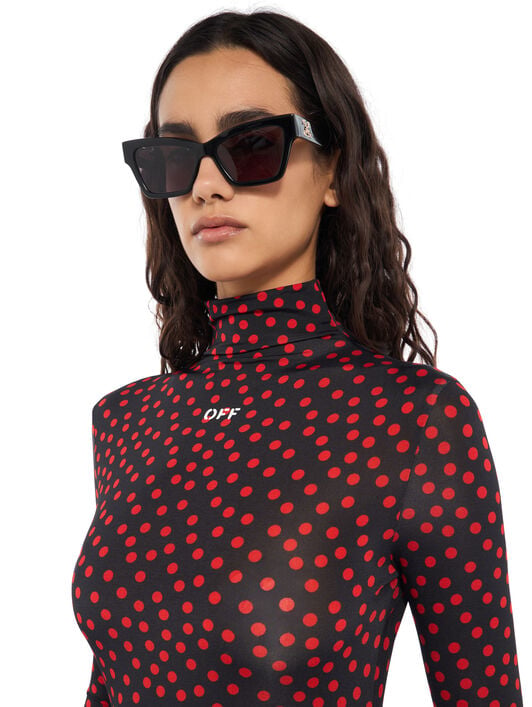 Off Stamp Dot Second Skin Midi Dress OFF WHITE Off Stamp Dot Second Skin Midi Dress Black Rumba Red 2FU00871T
