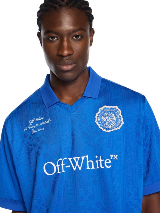 Lion Nation Soccer Top OFF WHITE Lion Nation Soccer Top NAVY BLUE - WHITE OMAD00CF25JER004