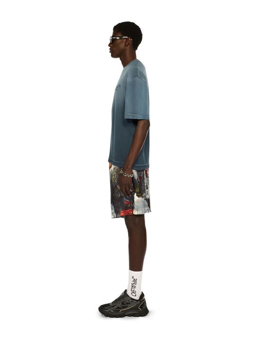 Laundry Skate T-Shirt OFF WHITE Laundry Skate T-Shirt VINTAGE DARK SAPPHIRE - VINTAGE DARK SAP OMAA120F25JER00P