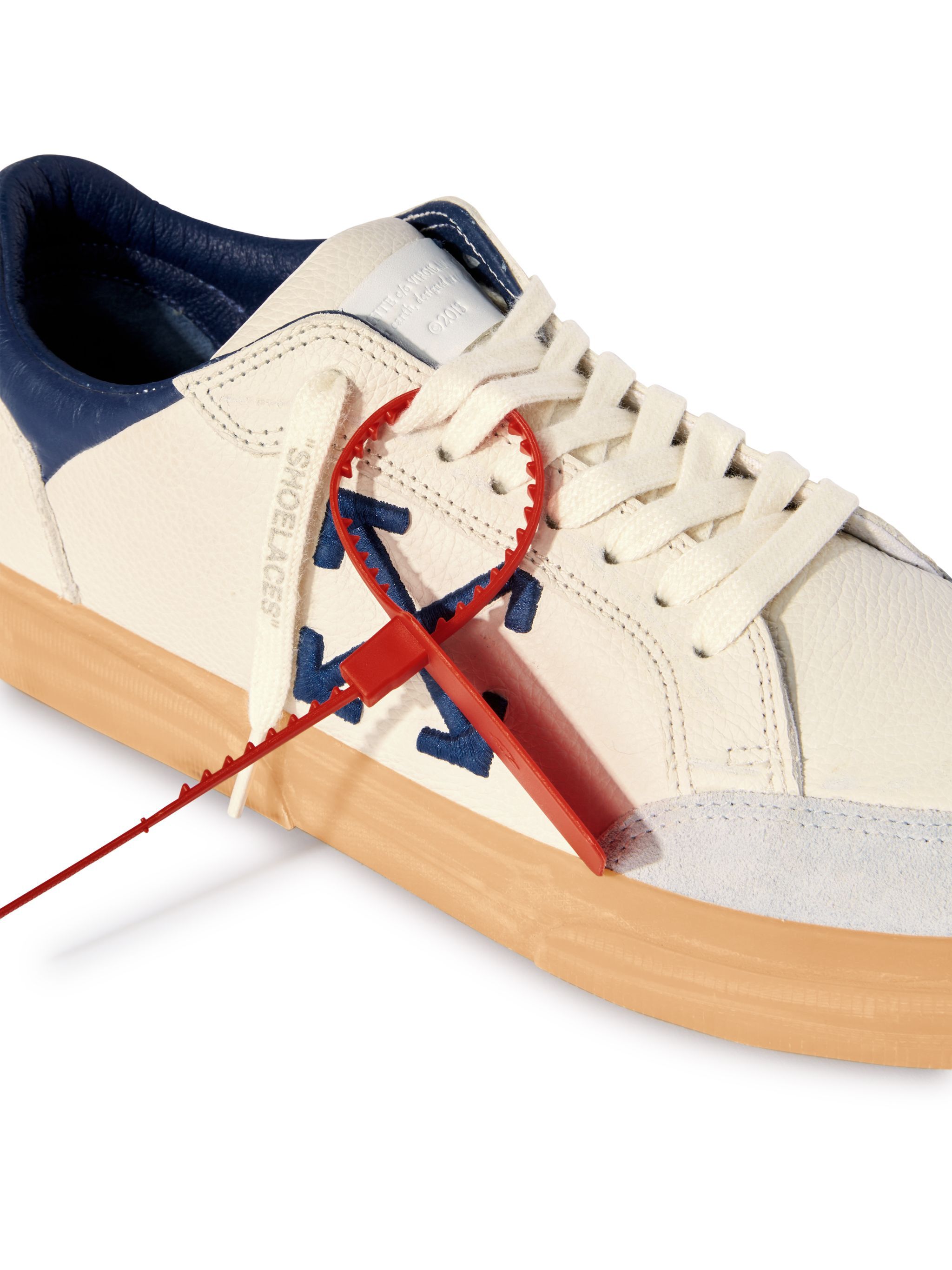 OFF WHITE Light Blue/Blue Vulcanized Vintage NEUTRALS OMIA293S25LEA002