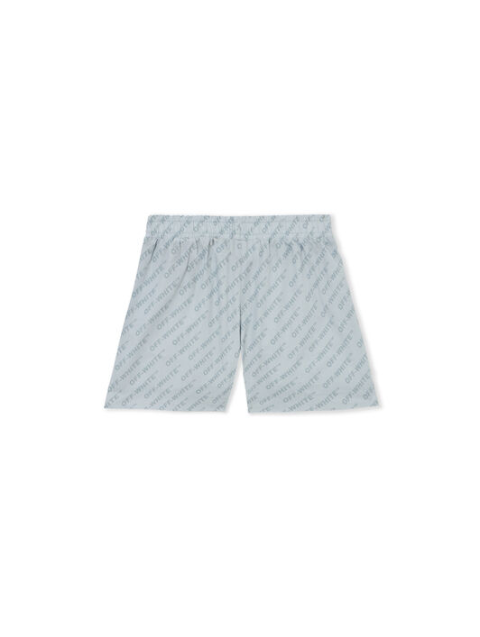 OFF WHITE Logo Aop Short DUSTY BLUE 44BCB00CS26F001