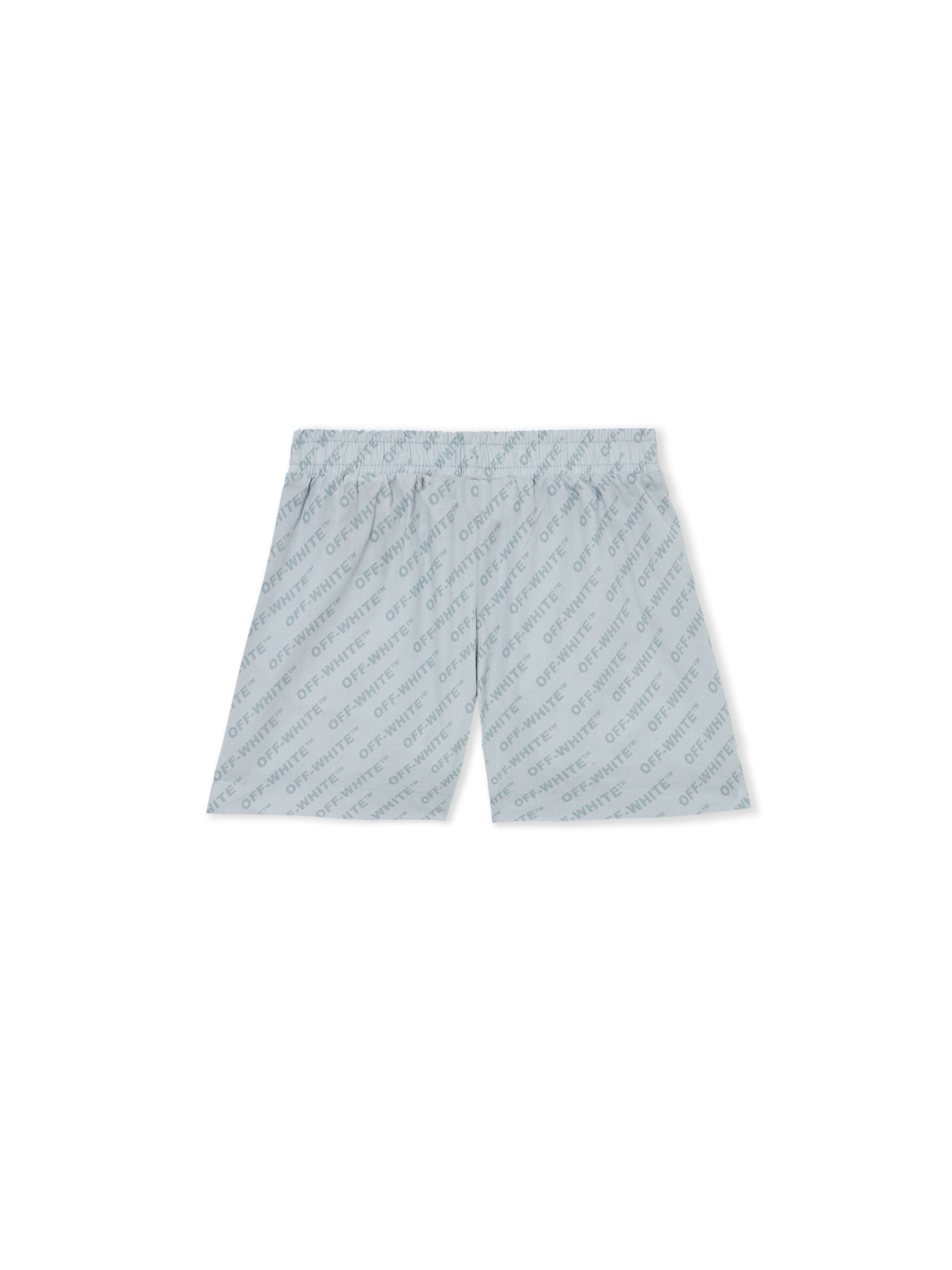OFF WHITE Logo Aop Short DUSTY BLUE 44BCB00CS26F001