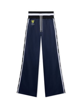 OFF WHITE Track Serena Wide Pants BLUE IRIS-LIME OWCJ005F25JER001