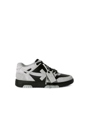 OFF WHITE Light Gray/Black Out Of Office Suede BROWN OMIA295S25FAB004