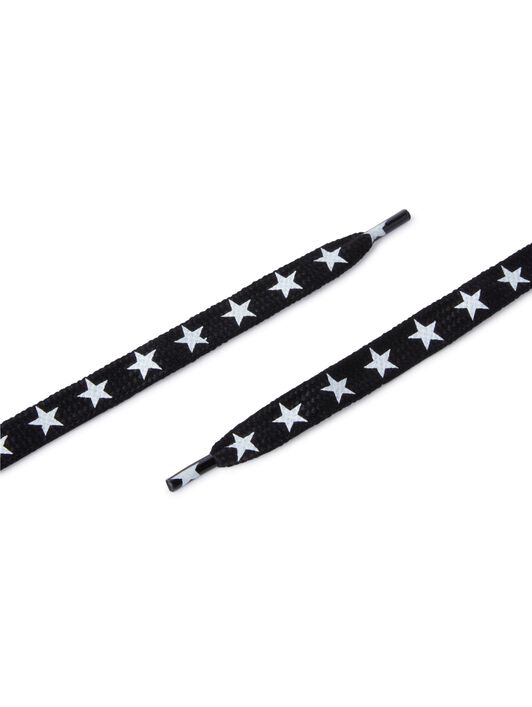OFF WHITE Black/White Star Laces BLACK OMZJ001T25MAT002