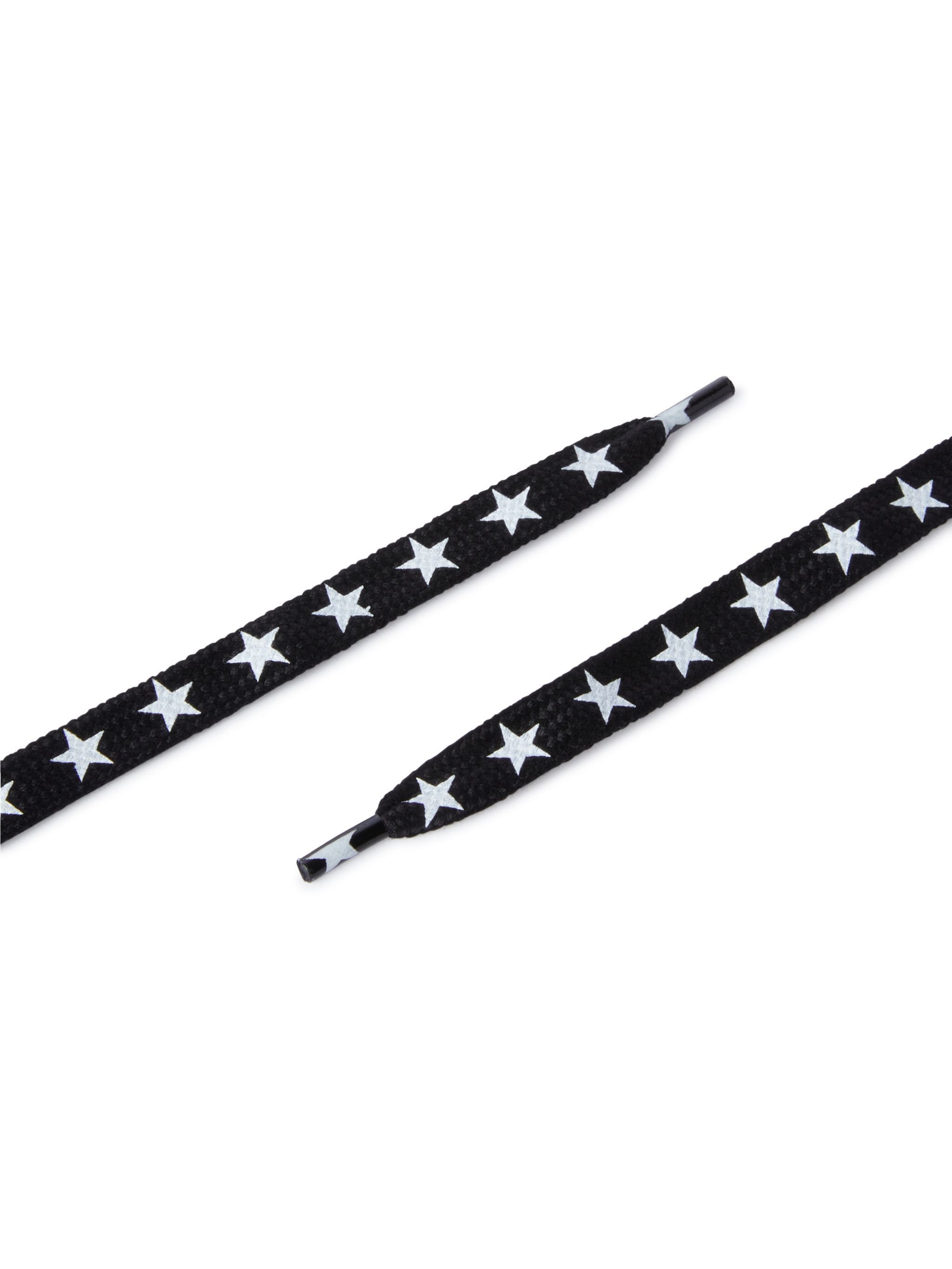 OFF WHITE Black/White Star Laces BLACK OMZJ001T25MAT002