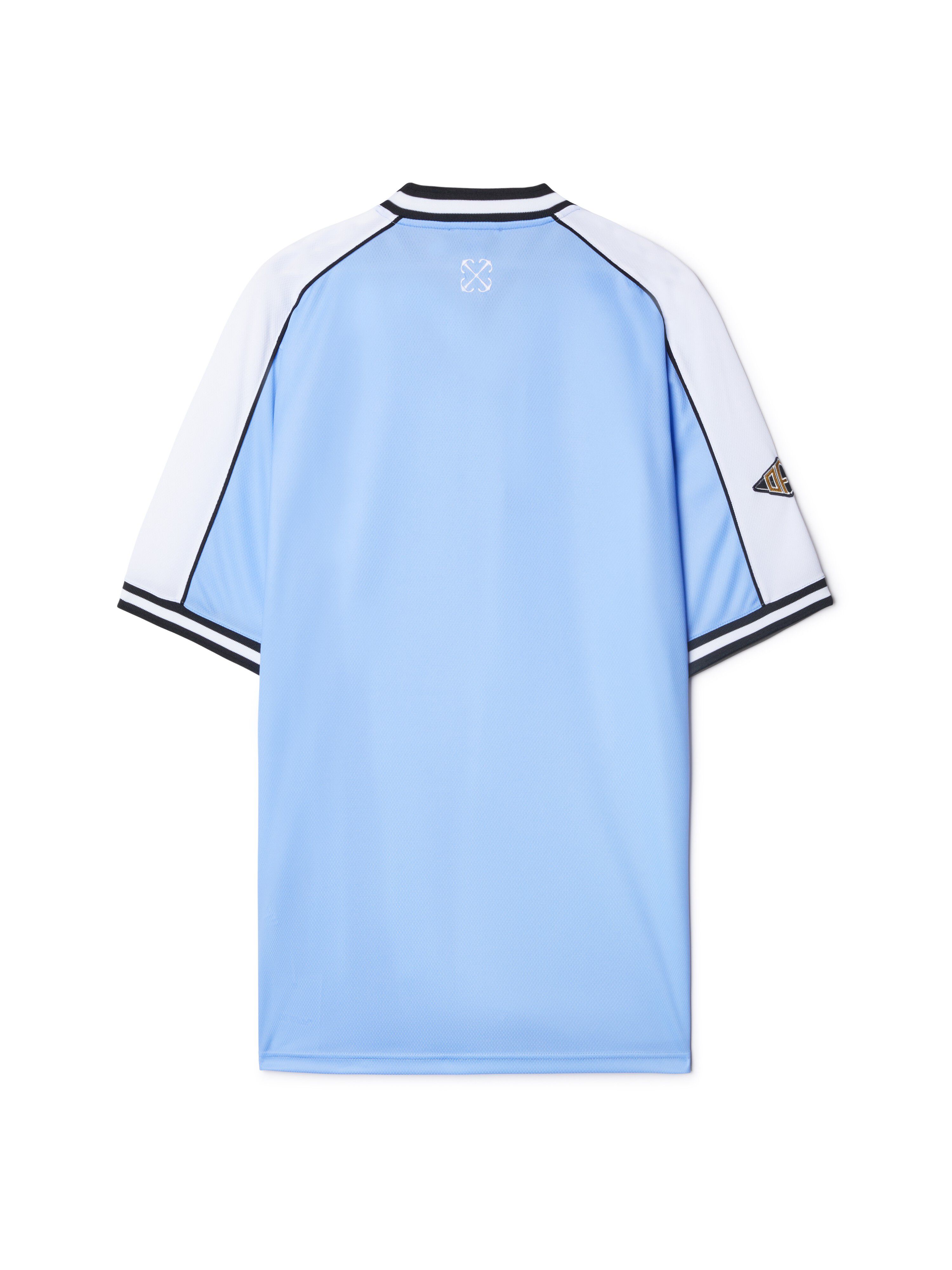OFF WHITE Blue/White Soccer Mini Dress BLUE OWDH008S25JER001