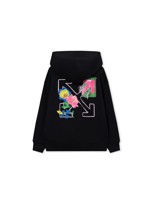 Arrow Flower Zip-Up Hoodie OFF WHITE Arrow Flower Zip-Up Hoodie BLACK 44GBE001F26F001