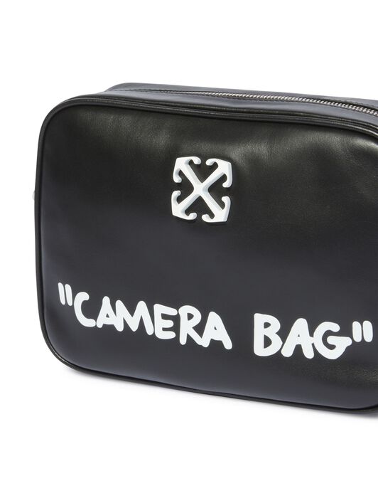 OFF WHITE Black Jitney Quote Camera Bag BLACK OWNN18CC99LEA001