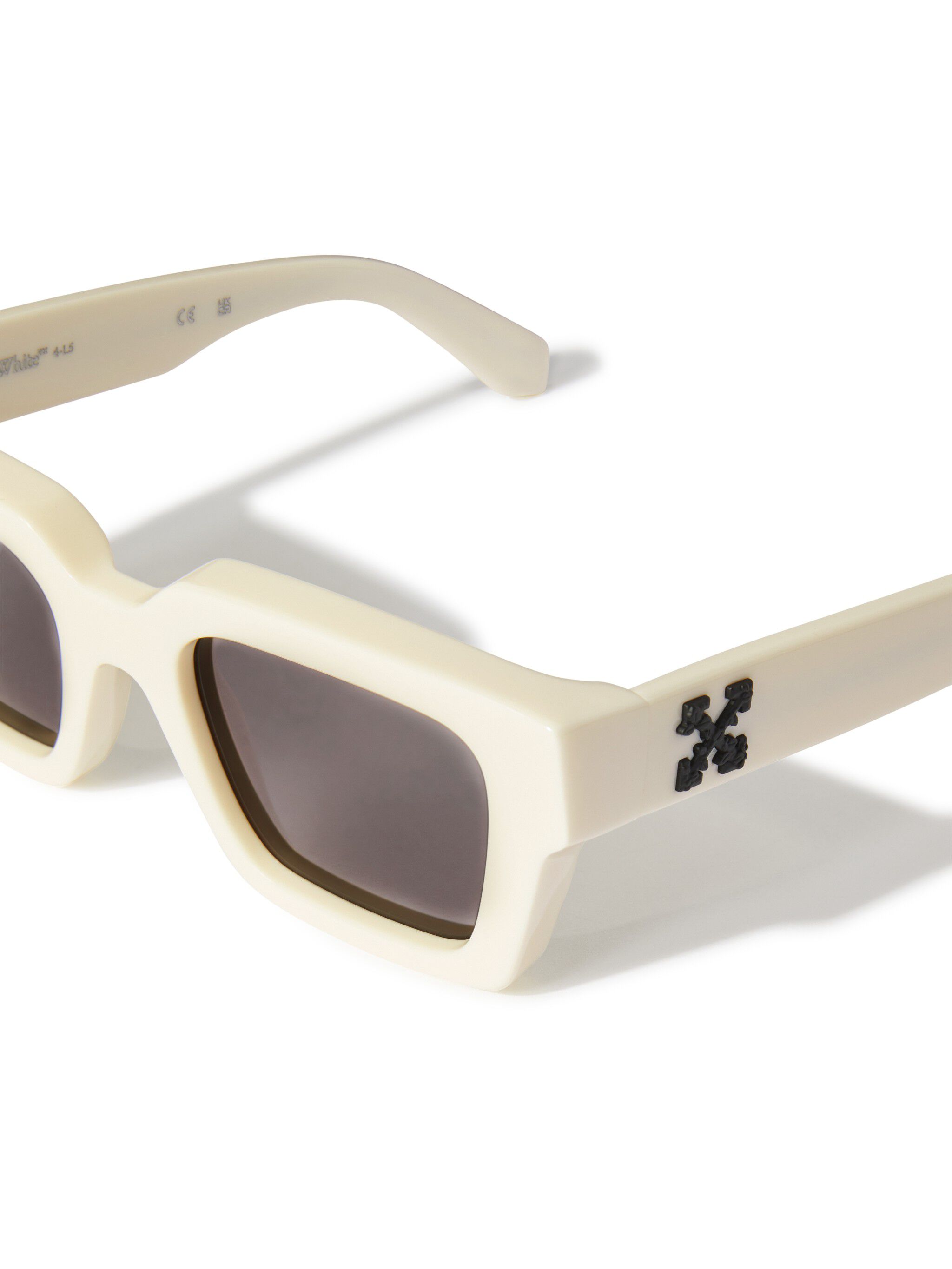 OFF WHITE White/Dark Gray Virgil Sunglasses NEUTRALS OERI008C99PLA004