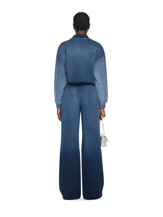 Laundry Crop Polo Logo Sweatshirt OFF WHITE Laundry Crop Polo Logo Sweatshirt SPRAY D. SAPPHIRE - SPRAY D. SAPPHIRE OWBA07BF25FLE004