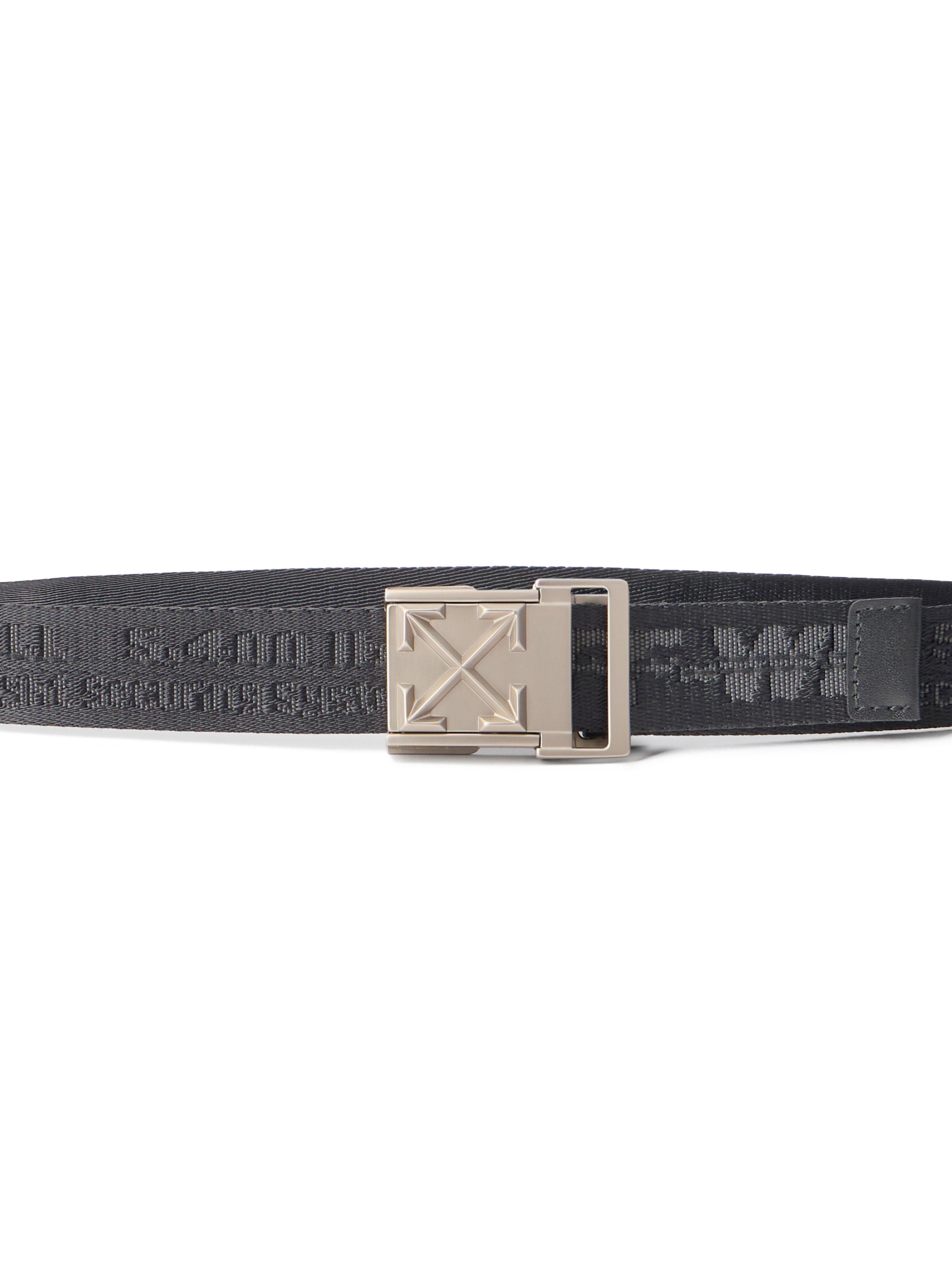 OFF WHITE Heritage Tape Belt BLACK OBRB001C99FAB001