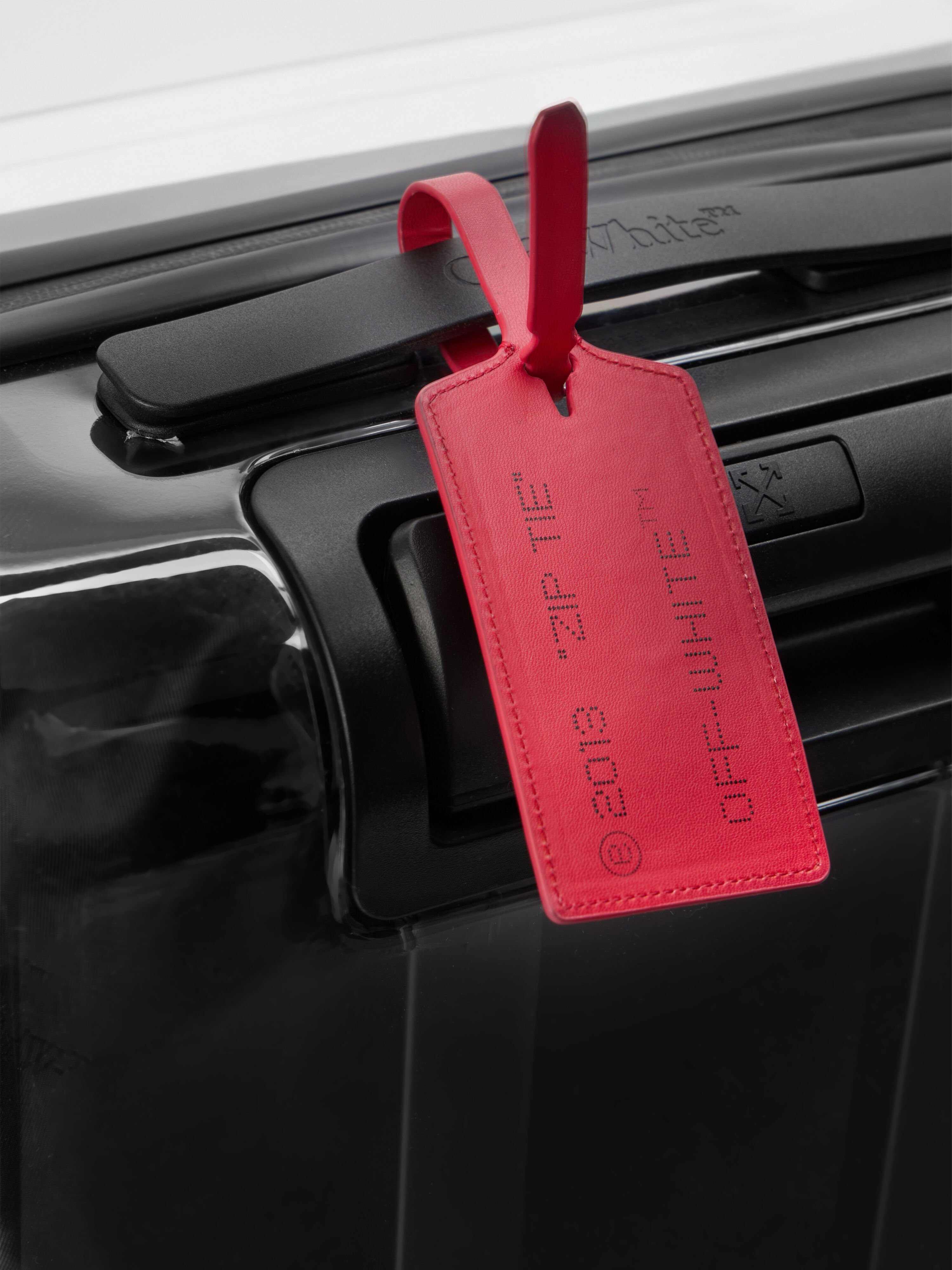 "For Travel" Arrow Suitcase OFF WHITE "For Travel" Arrow Suitcase TRANSPARENT OWZH001C99PLA001