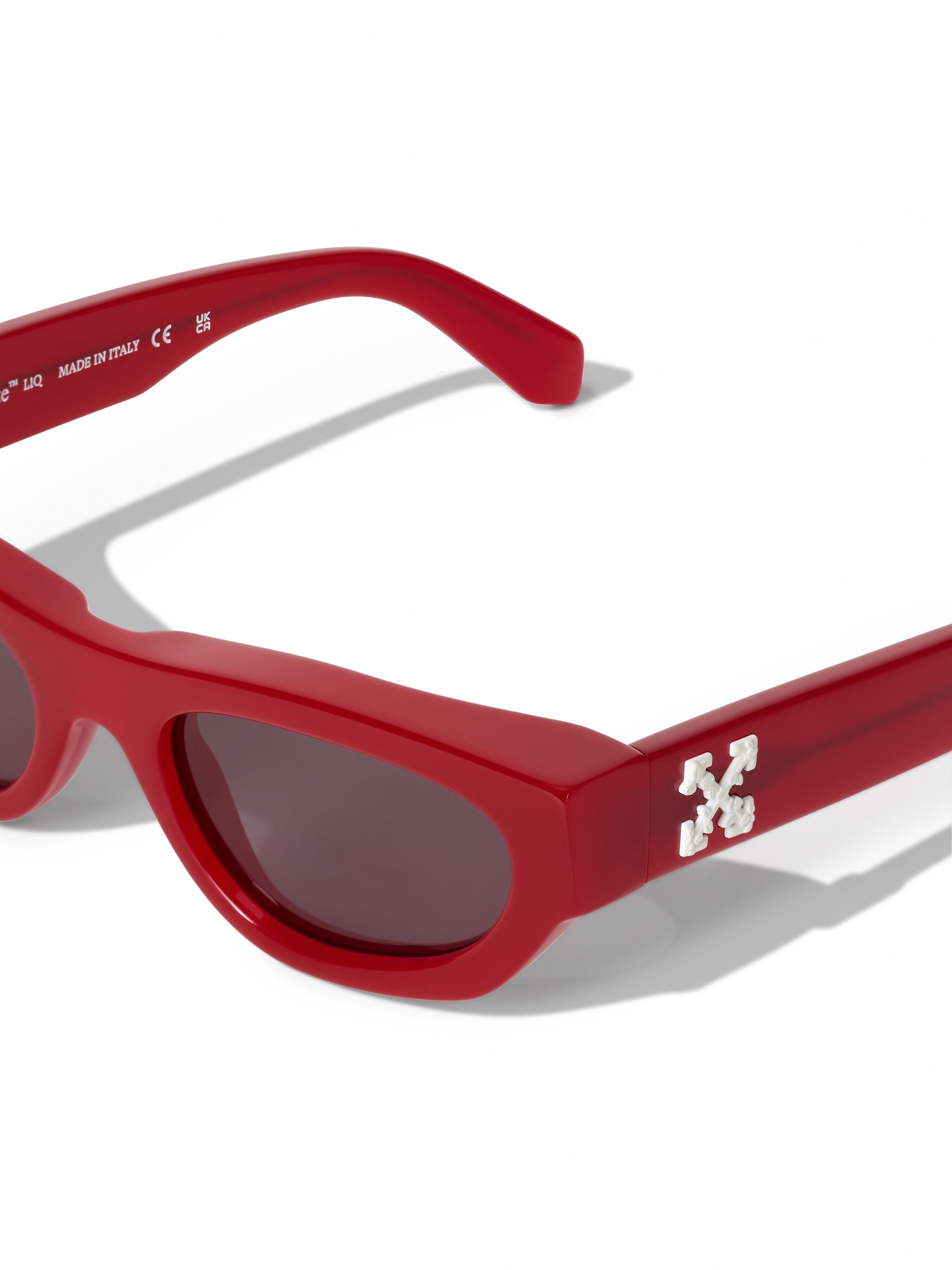 Honolulu Dark Grey Lens Sunglasses OFF WHITE Honolulu Dark Grey Lens Sunglasses shiny red OW1050250754