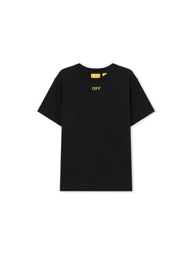OFF WHITE Off Diag Tee S/S BLACK 44BAA002S26J004