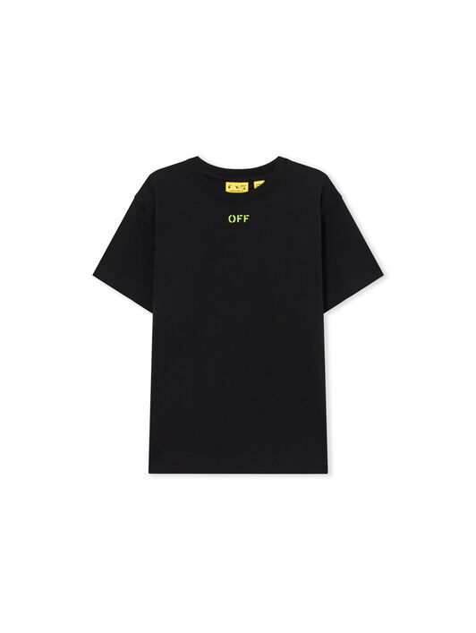 OFF WHITE Off Diag Tee S/S BLACK 44BAA002S26J004