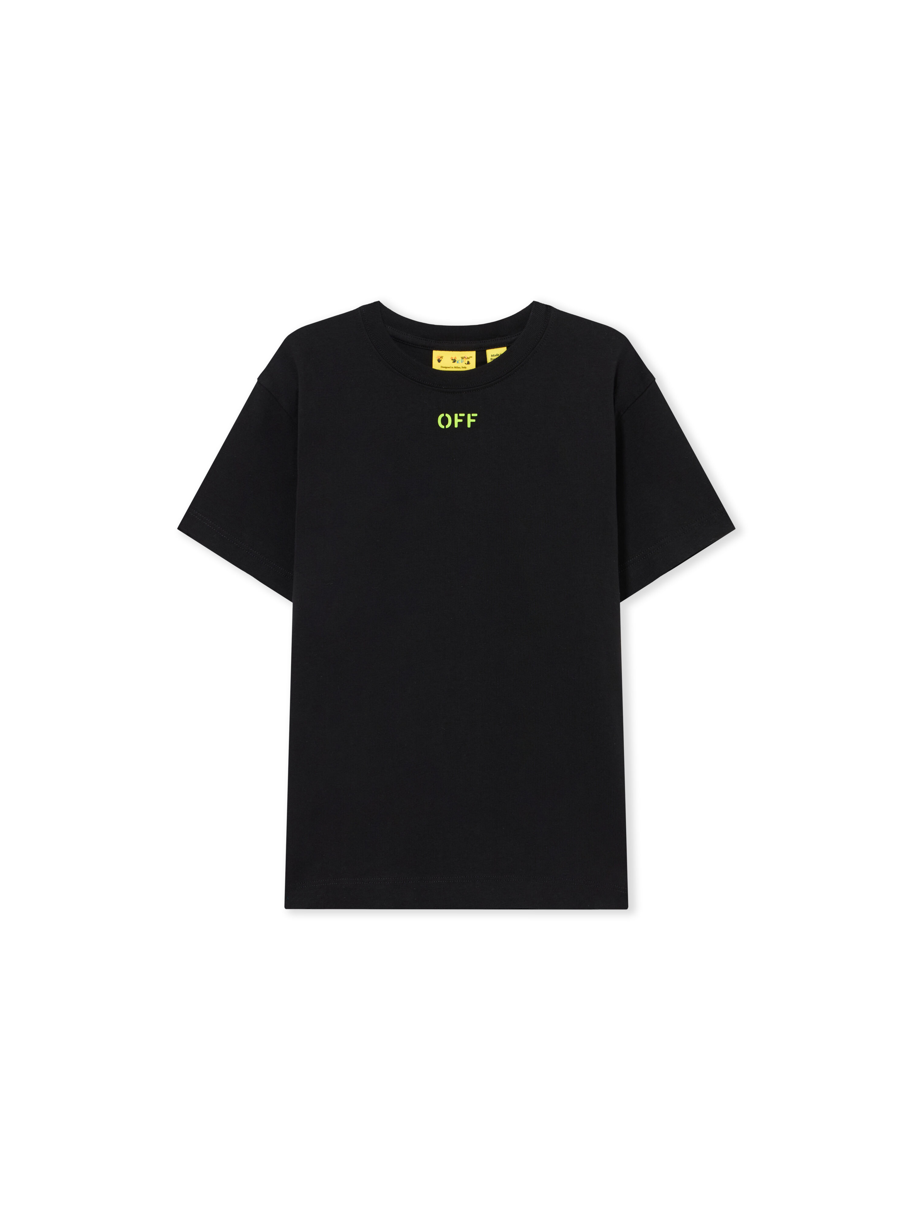 OFF WHITE Off Diag Tee S/S BLACK 44BAA002S26J004