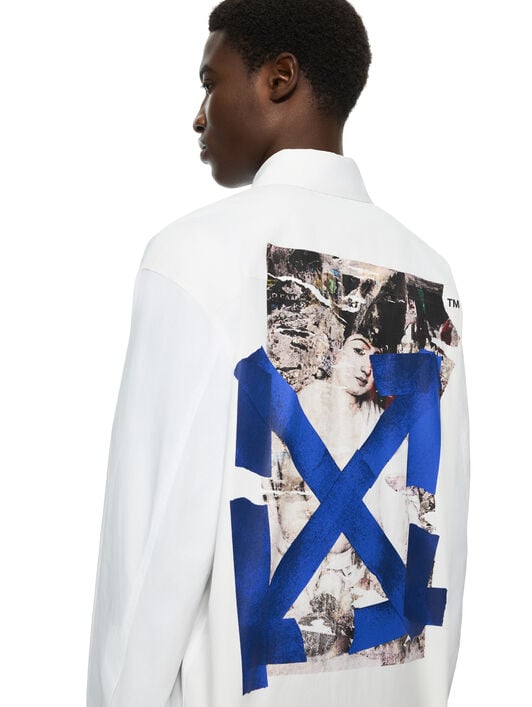 Bacco Arrow Poplin Overshirt OFF WHITE Bacco Arrow Poplin Overshirt WHITE 44MGE055F26F002
