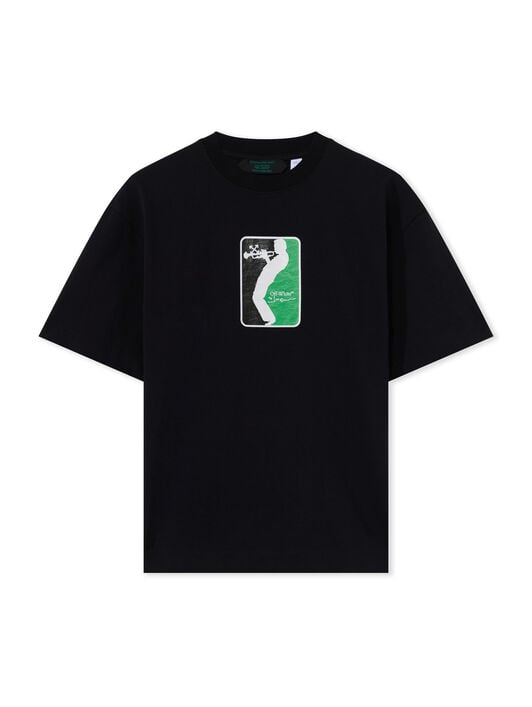 Miles Davis League Skate T-Shirt OFF WHITE Miles Davis League Skate T-Shirt Black-Black 2FA00884T