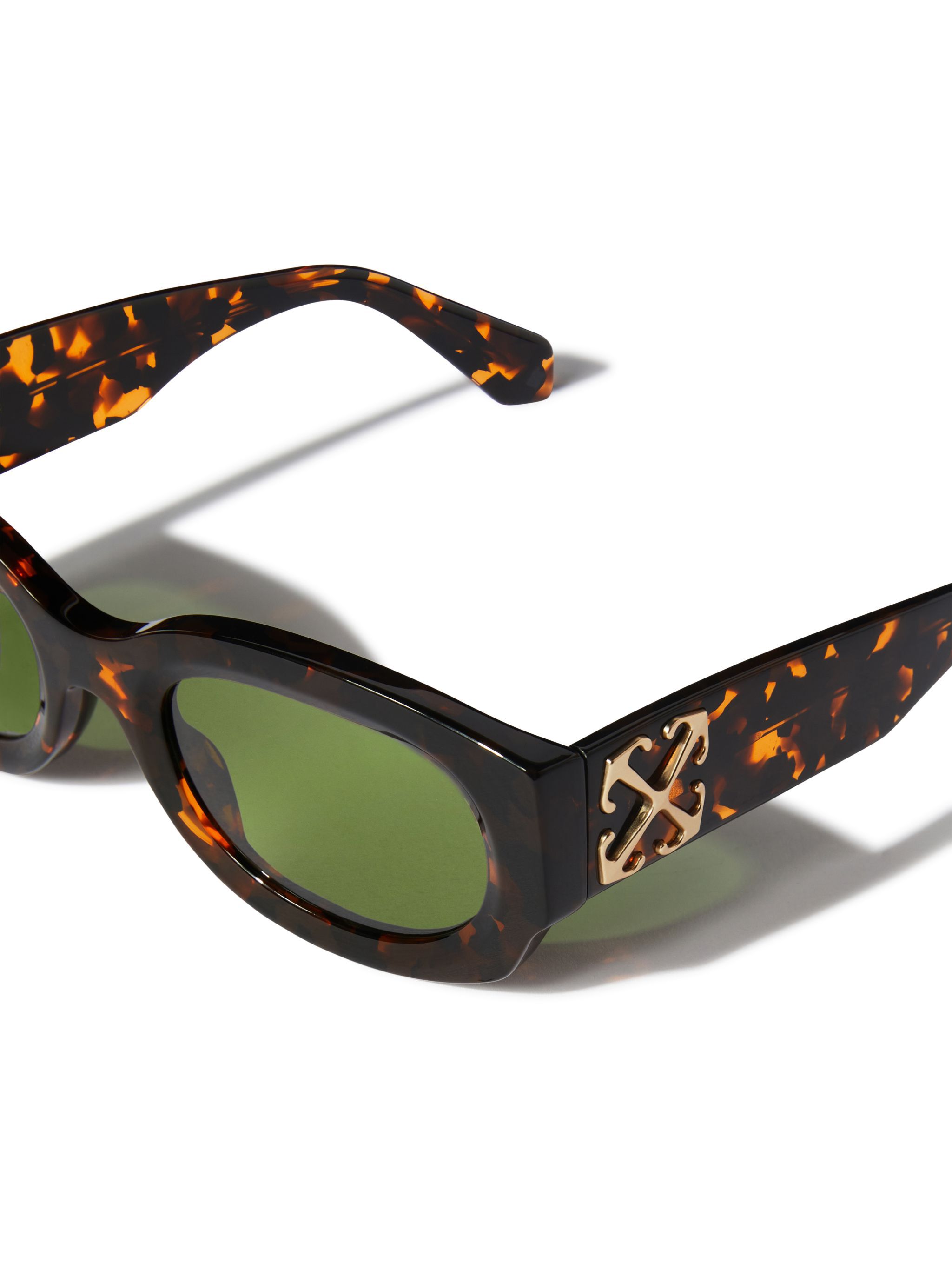 OFF WHITE Occhiali Da Sole Palmer Marrone Havana/Verde MARRONE OERI14ES25PLA001