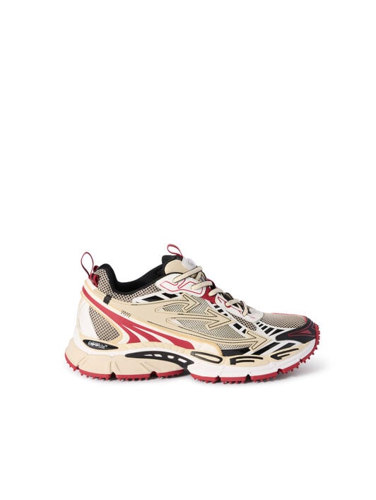 OFF WHITE Be Right Back Sneakers SAND - RED OMIA295F25FAB005