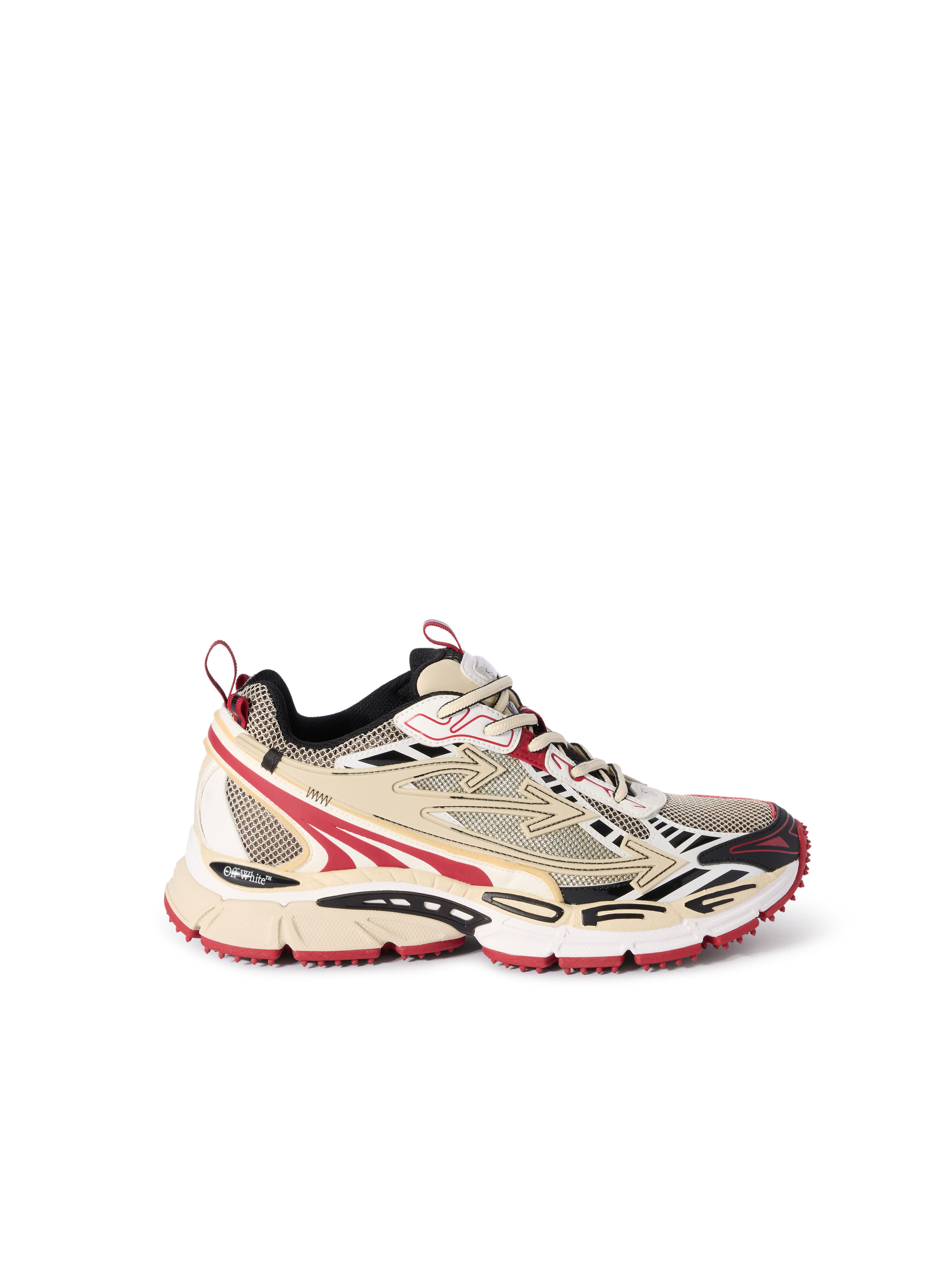 OFF WHITE Be Right Back Sneakers SAND - RED OMIA295F25FAB005