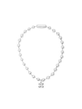 OFF WHITE Big Ball Chain Necklace SILVER - SILVER OMOB160F25MET001