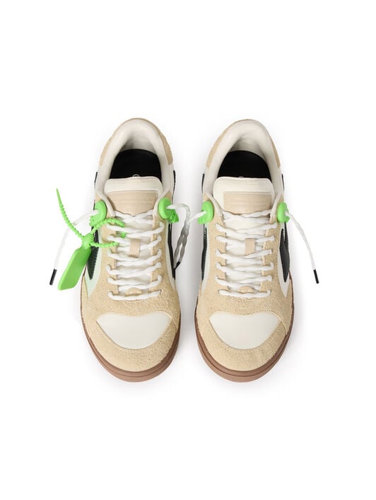 OFF WHITE New Slim Sneakers WHITE - SAND BEIGE OMIA2ALS26FAB002