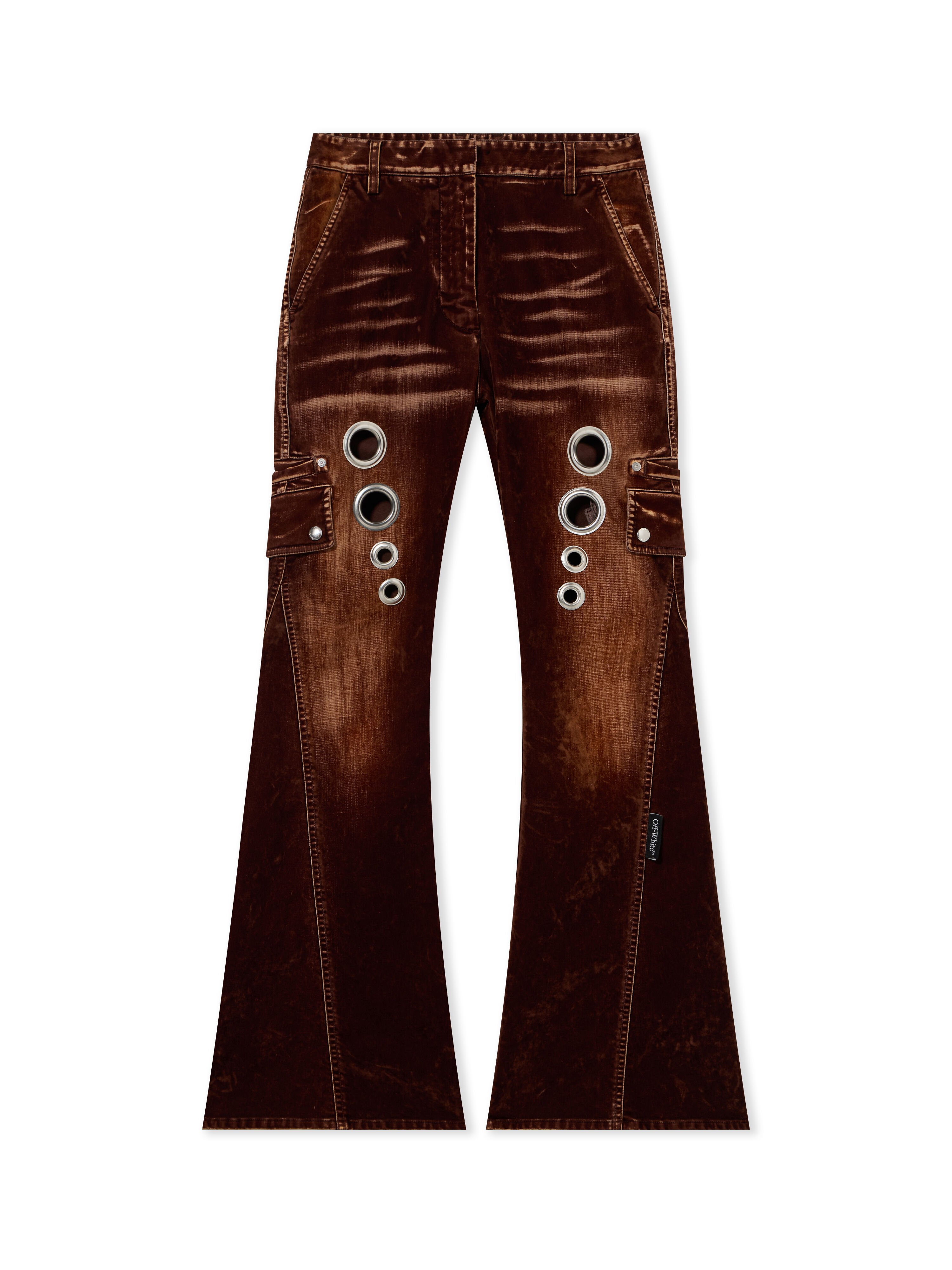 Eyelet Flock Cargo Pants OFF WHITE Eyelet Flock Cargo Pants Chestnut Chestnut 2FH00839B