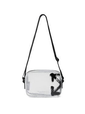 OFF WHITE Heritage Ripstop Camera Bag TRANSPARENT - BLACK OMNQ09AC99FAB001