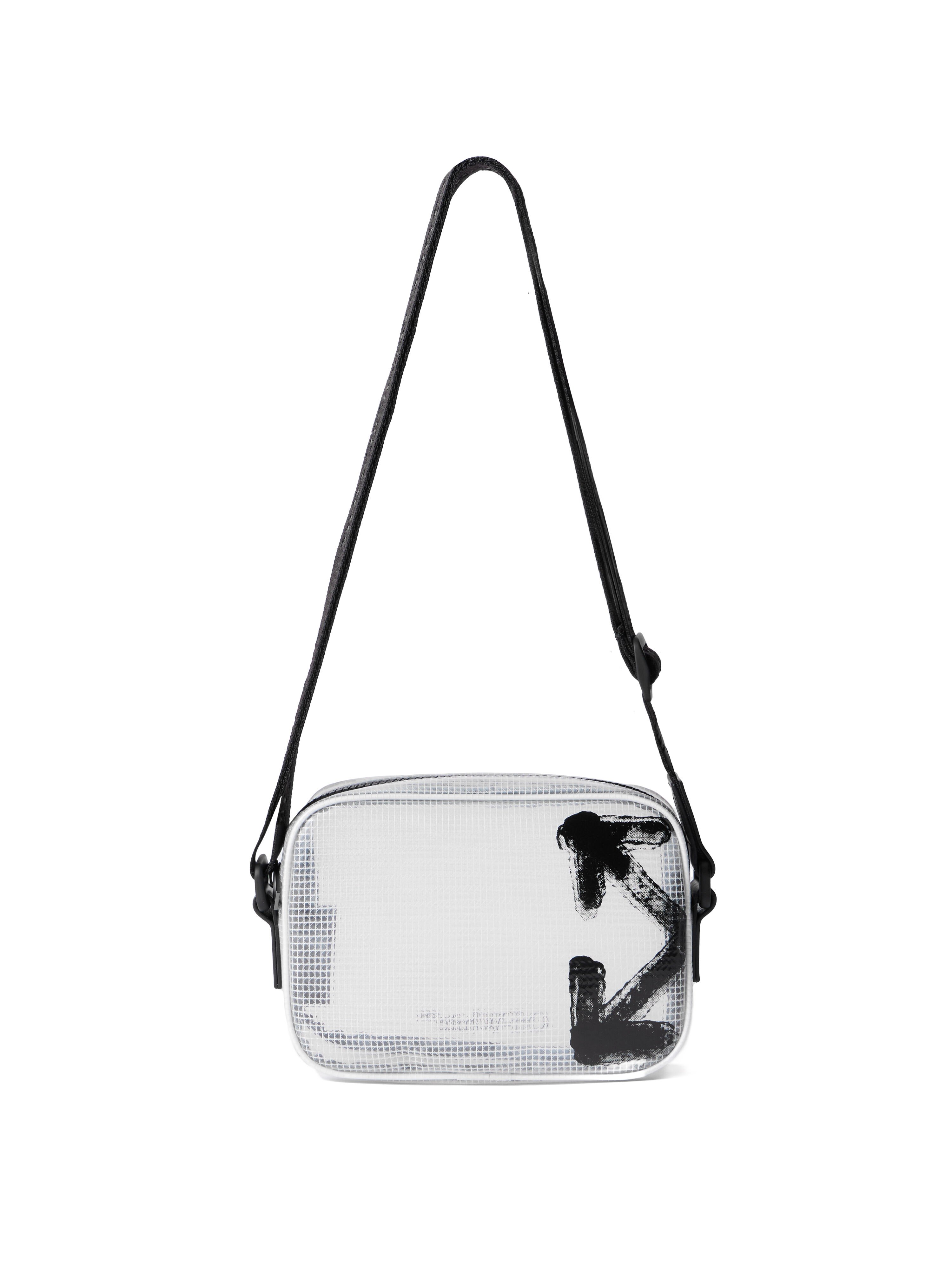 OFF WHITE Heritage Ripstop Camera Bag TRANSPARENT - BLACK OMNQ09AC99FAB001
