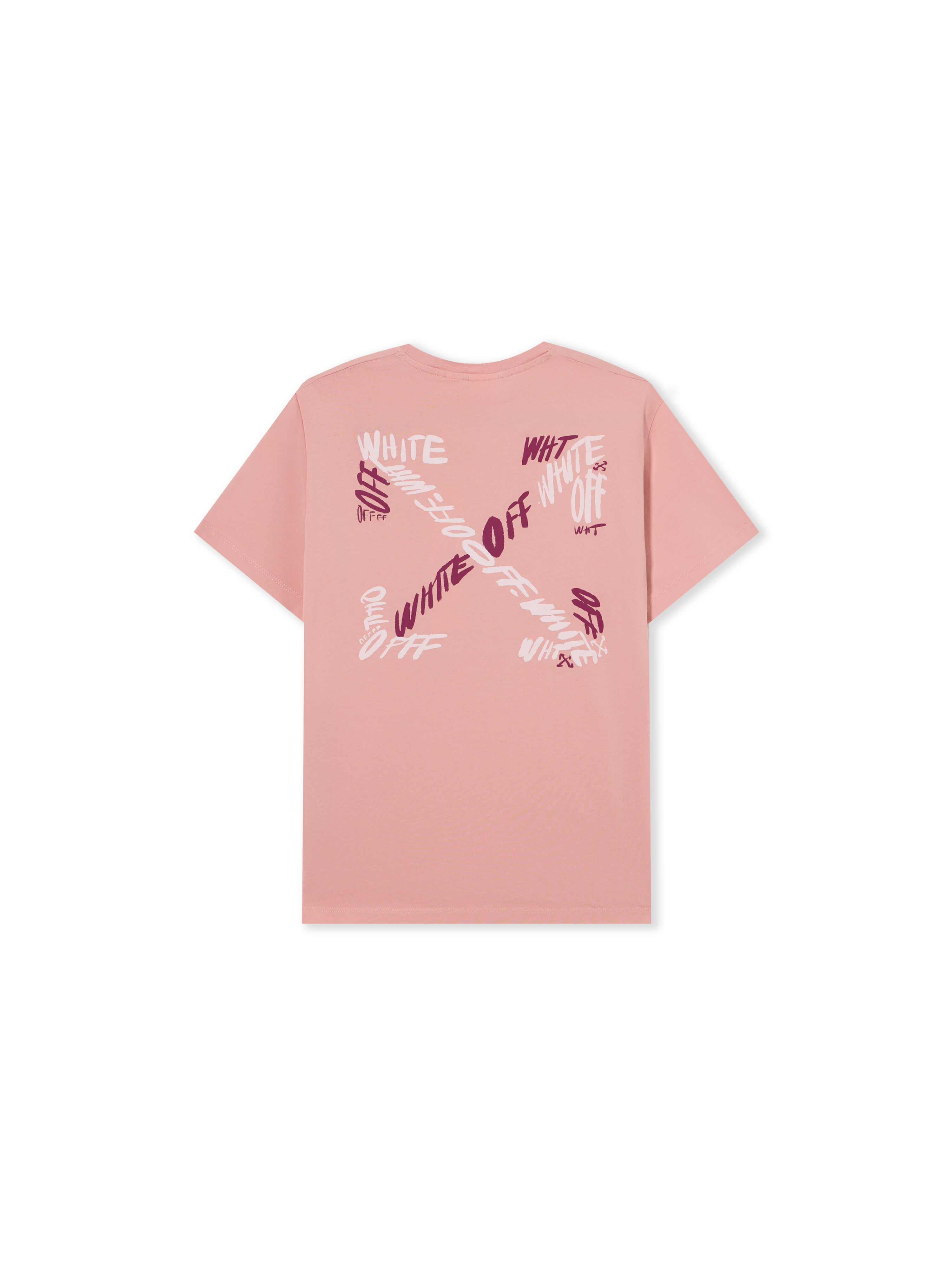 OFF WHITE Arrow Writings T-Shirt BLUSH 44GAA001F26J00A