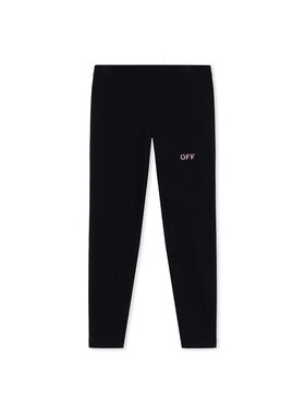 OFF WHITE Off Stamp Leggings BLACK 44GCD001F26J001