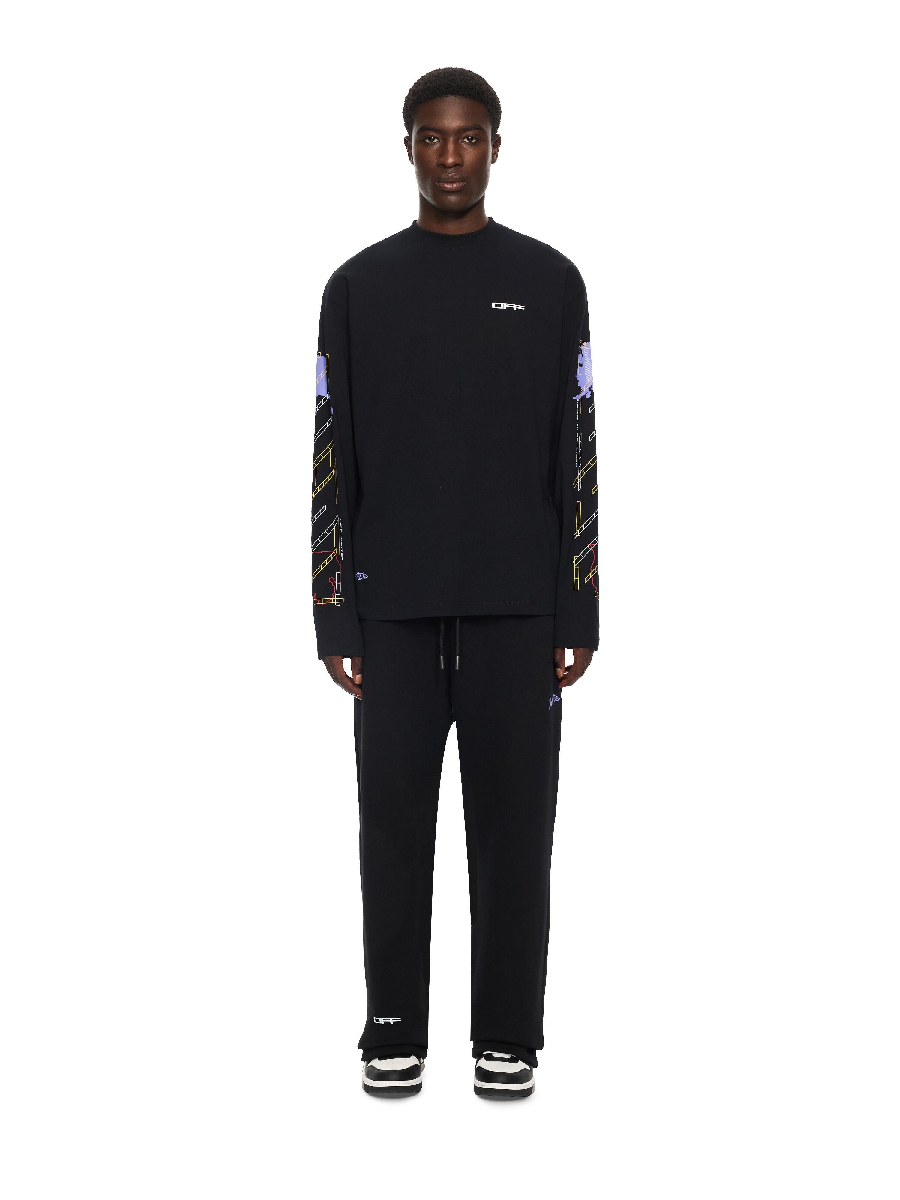 Archigeography Arrow Skate Long Sleeve T-Shirt OFF WHITE Archigeography Arrow Skate Long Sleeve T-Shirt BLACK 44MAB09CF26J003