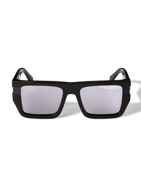 OFF WHITE Schwarz/Dunkelgraue Manchester Sonnenbrille SCHWARZ OERI149S25PLA001
