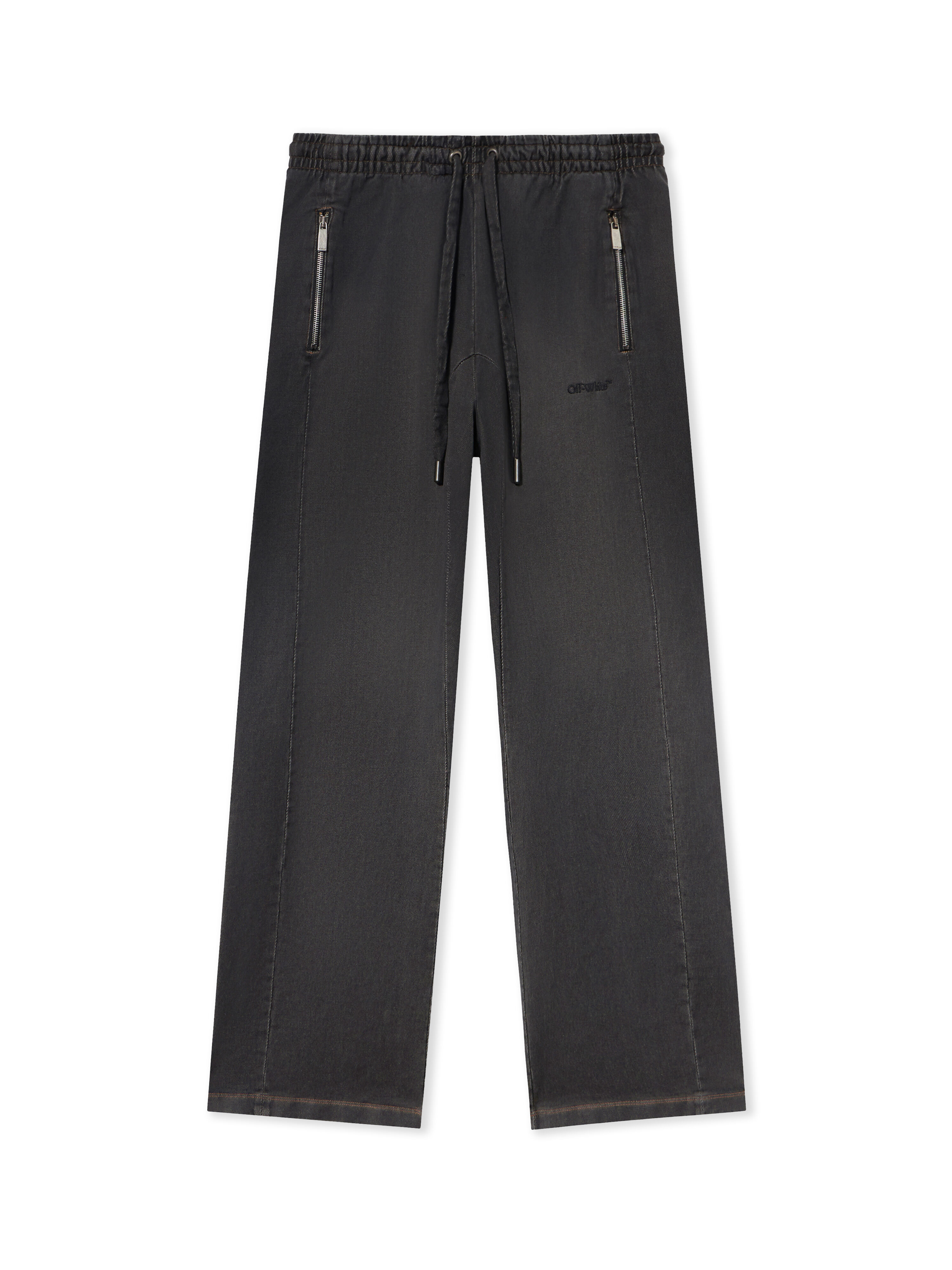 OFF WHITE Distress Diag Slouchy Sweatpant HIGHLIGHTED BLACK 44MCH05CS26D002