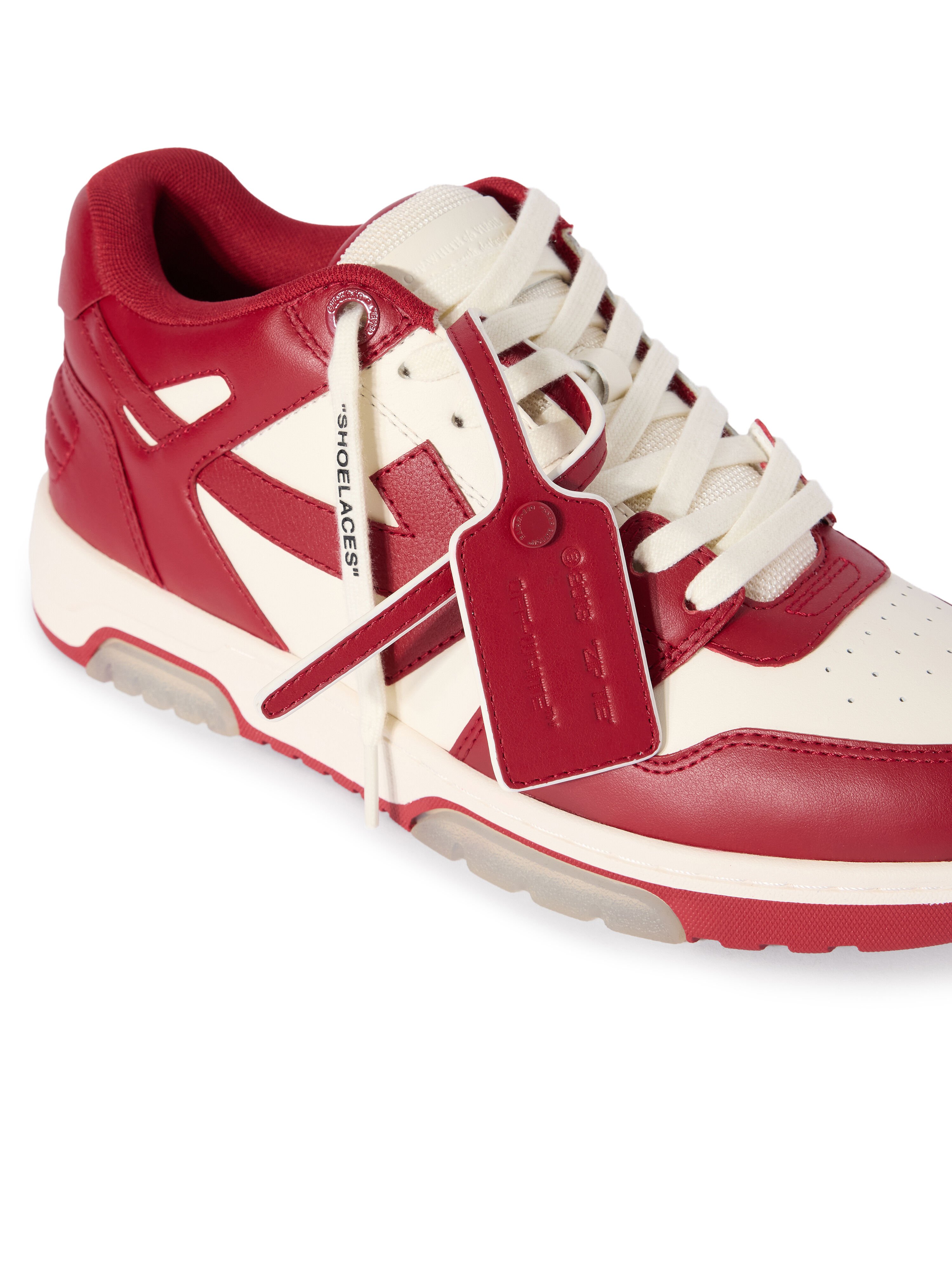OFF WHITE Out Of Office Sneakers OFF WHITE - CORAL RED OMIA189F25LEA002