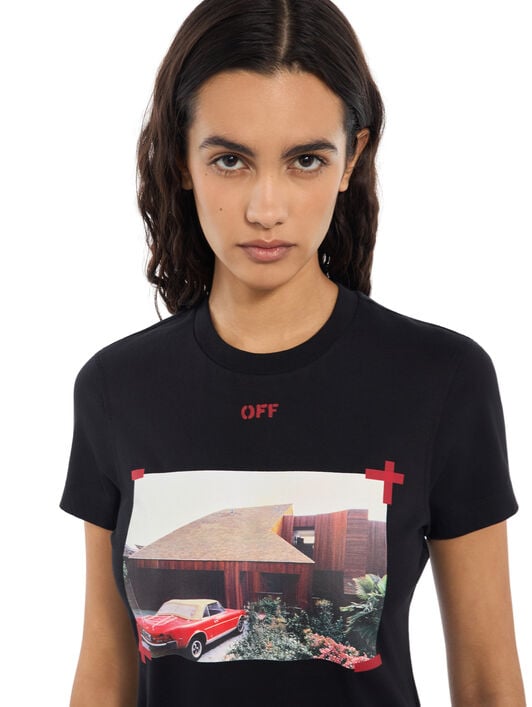 Miles Davis Architecture Slim T-Shirt OFF WHITE Miles Davis Architecture Slim T-Shirt Black-Black 2FA00774T